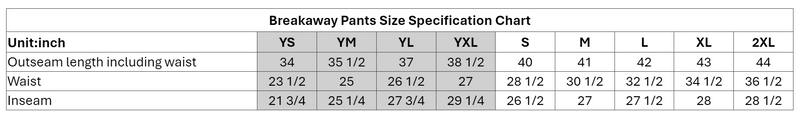 Kensington Valley Renegades Breakaway Youth Jogger Pants