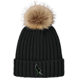 Wilmington Nighthawks Faux Fur Pom Beanie