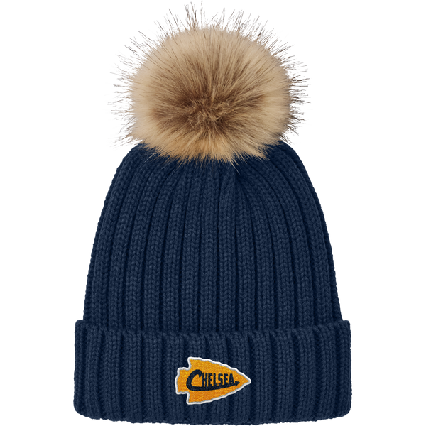 Chelsea Chiefs Faux Fur Pom Beanie