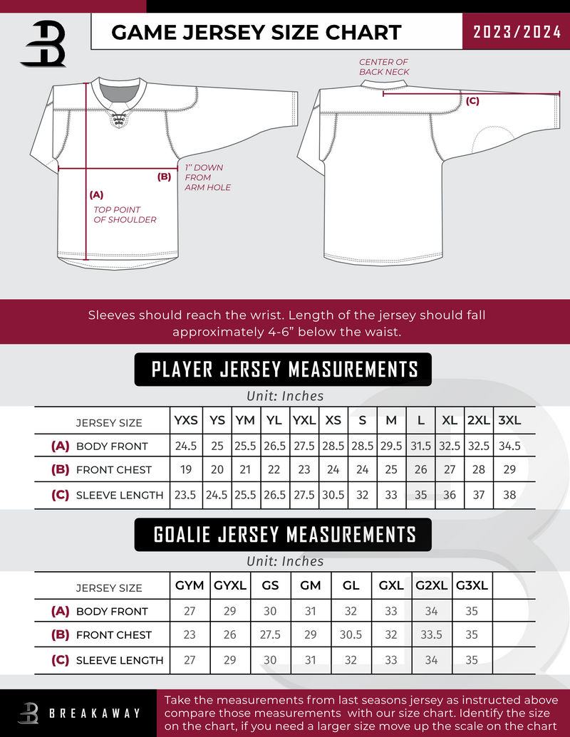 Mount St. Charles Youth Player Reversible Sublimated Jersey