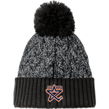 NY Stars New Era Marled Knit Pom Beanie