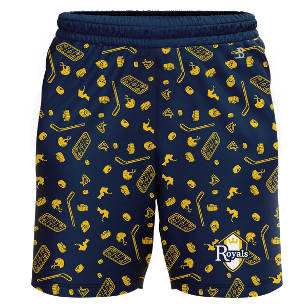 Royals Hockey Club Adult Sublimated Pattern Shorts