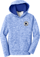 Aspen Aviators Youth PosiCharge Electric Heather Fleece Hooded Pullover